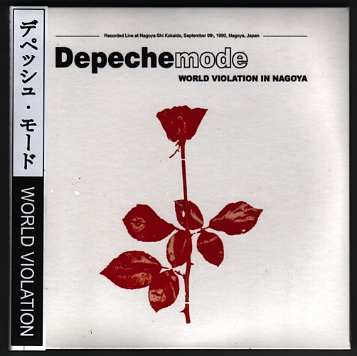 DEPECHE MODE World Violation In Nagoya JAPAN 1990 & Backtape 2CD set Cardbox OBI