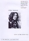 JOHN LENNON "Live In New York City" DVD