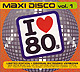 I LOVE 80`s MAXI DISCO vol.1 compilation 2CD set in digipack