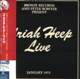 URIAH HEEP "LIVE" (mini LP Japan) 2CD